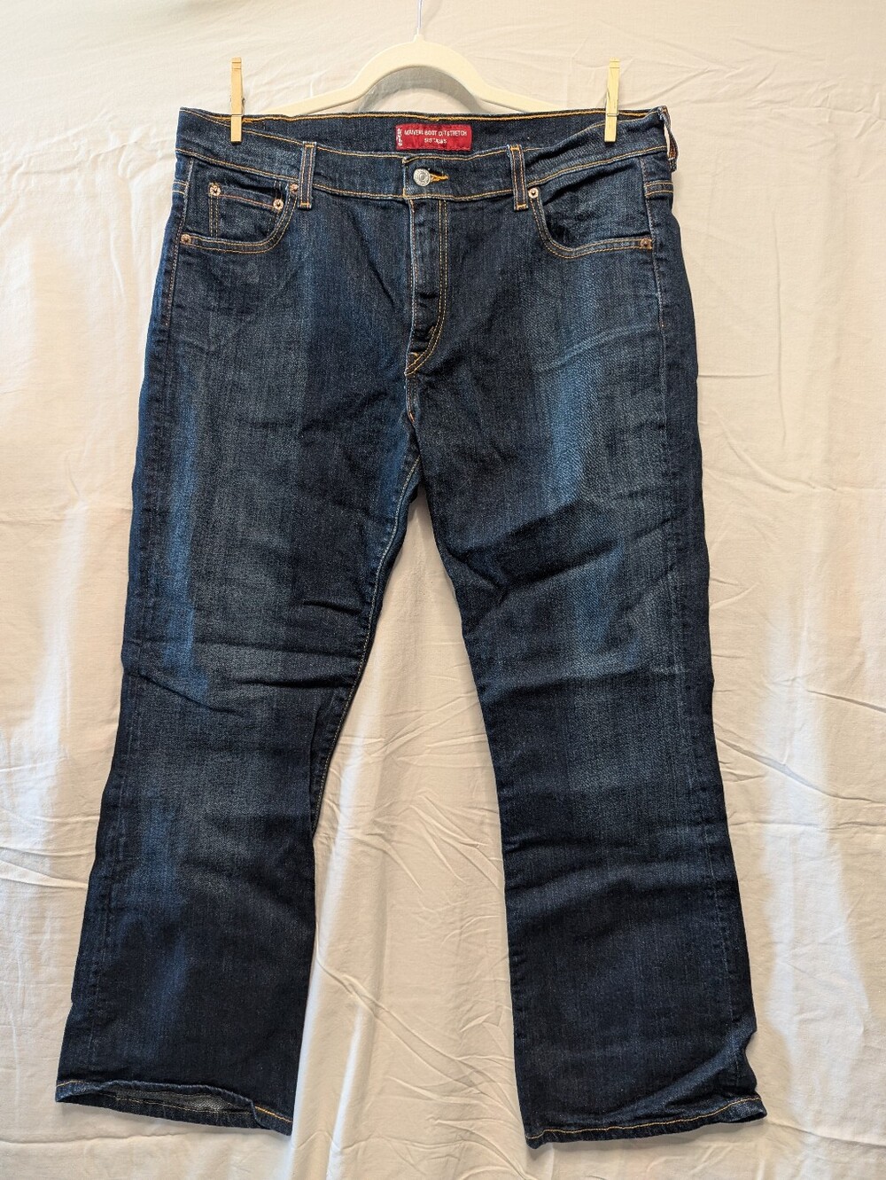 size 16 Levi's 515™ Nouveau Boot Cut Stretch Jeans - Dark Blue